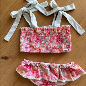 Cheeky Plum Pink Floral Swim